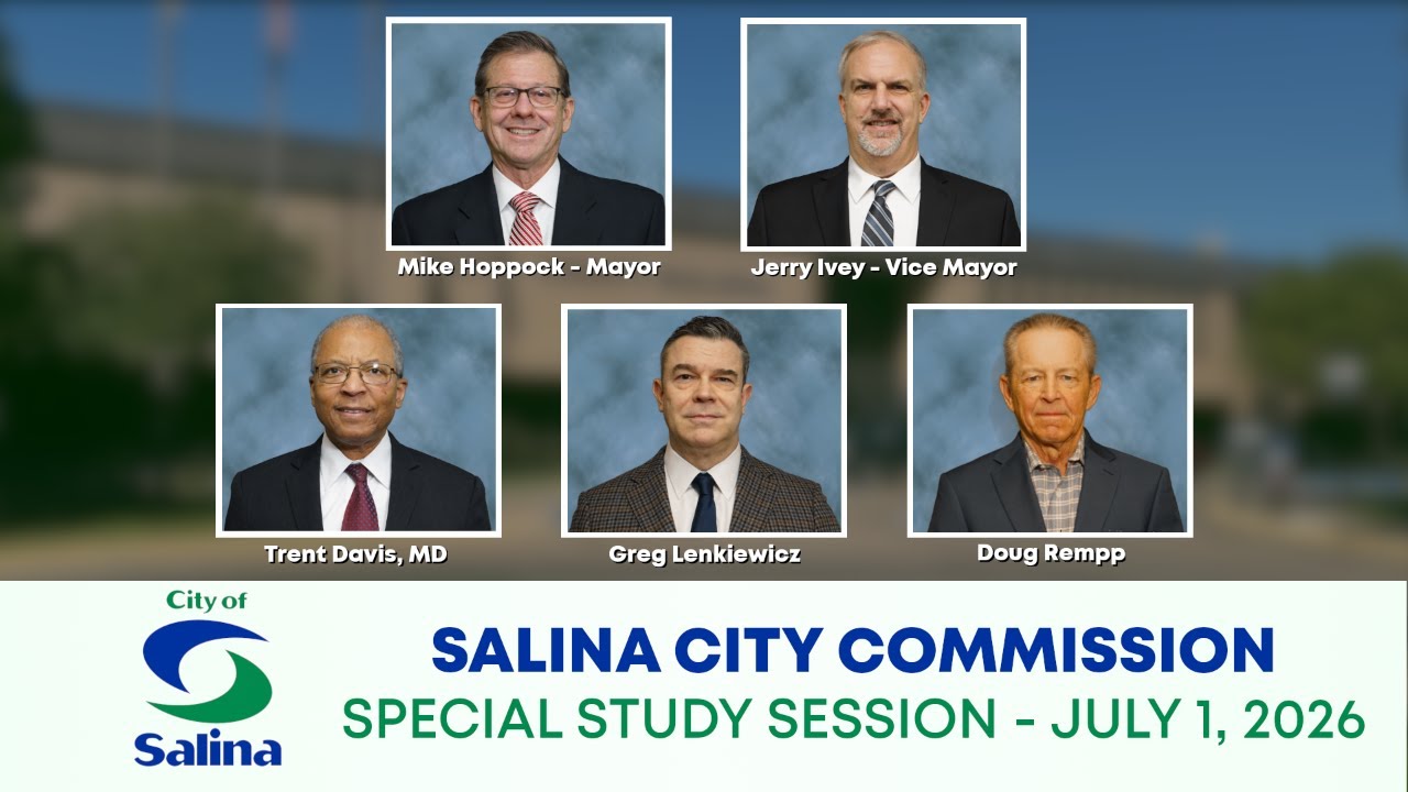 Salina City Commission Special Study Session - July 1, 2026