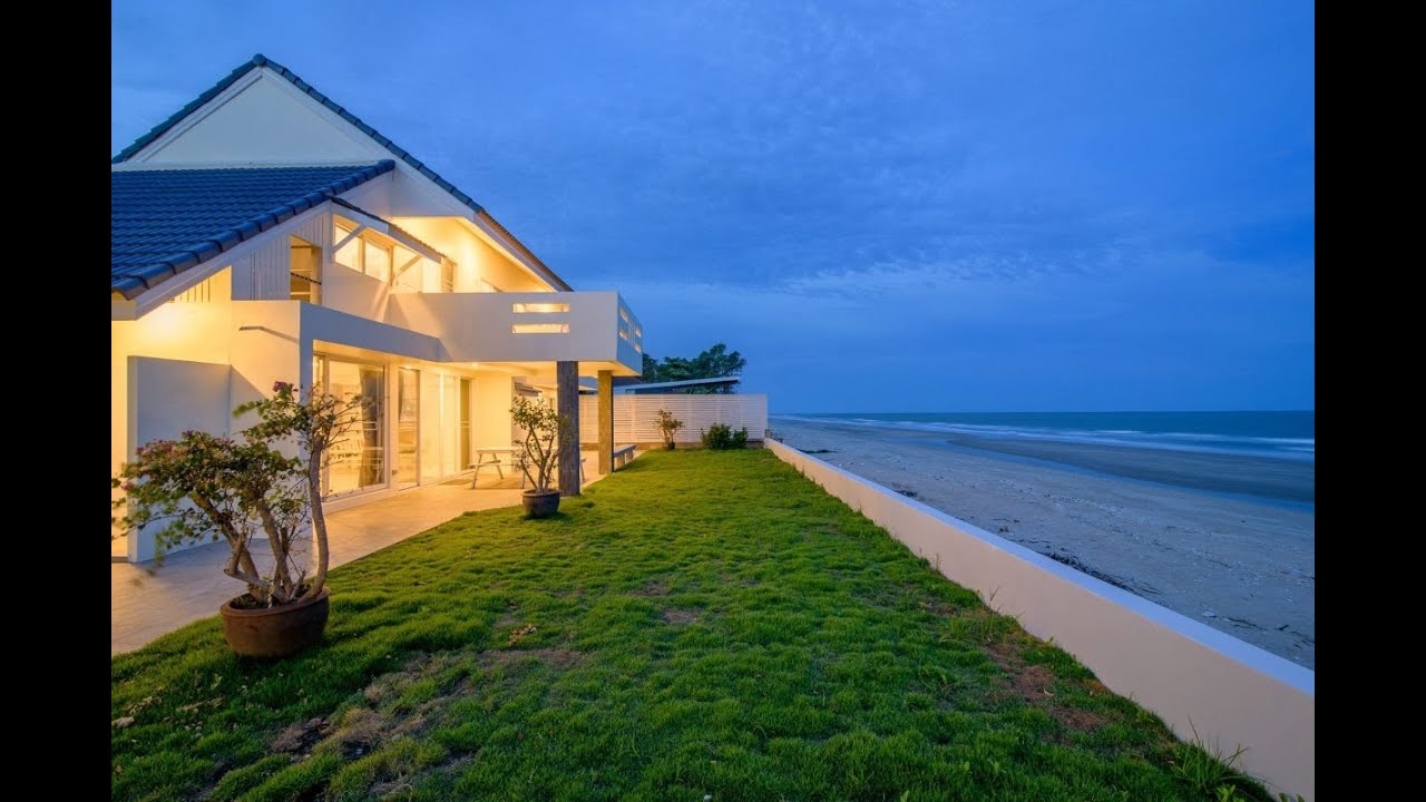 บ้านพักติดทะเลชะอำ Sea -Shore  4ห้องนอน หาดส่วนตัวชะอำ ไม่มีถนนกั้น