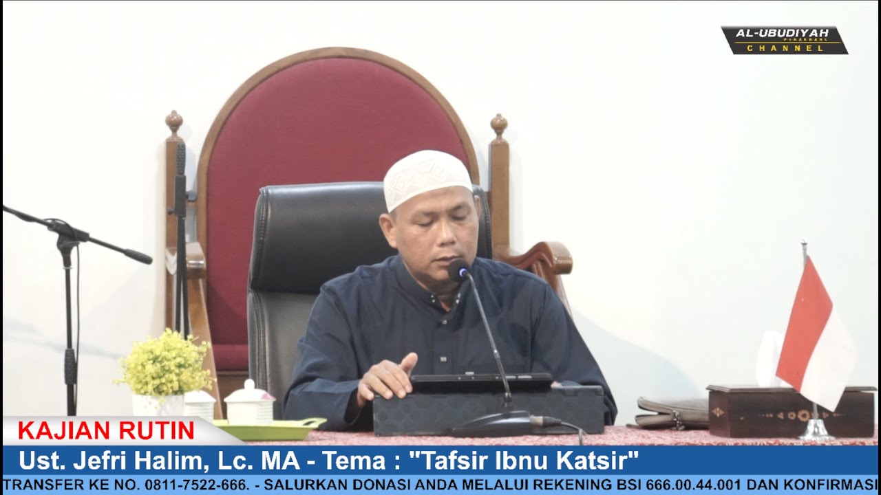🔴(LIVE) Ust. Jefri Halim, Lc. MA - Tema : 