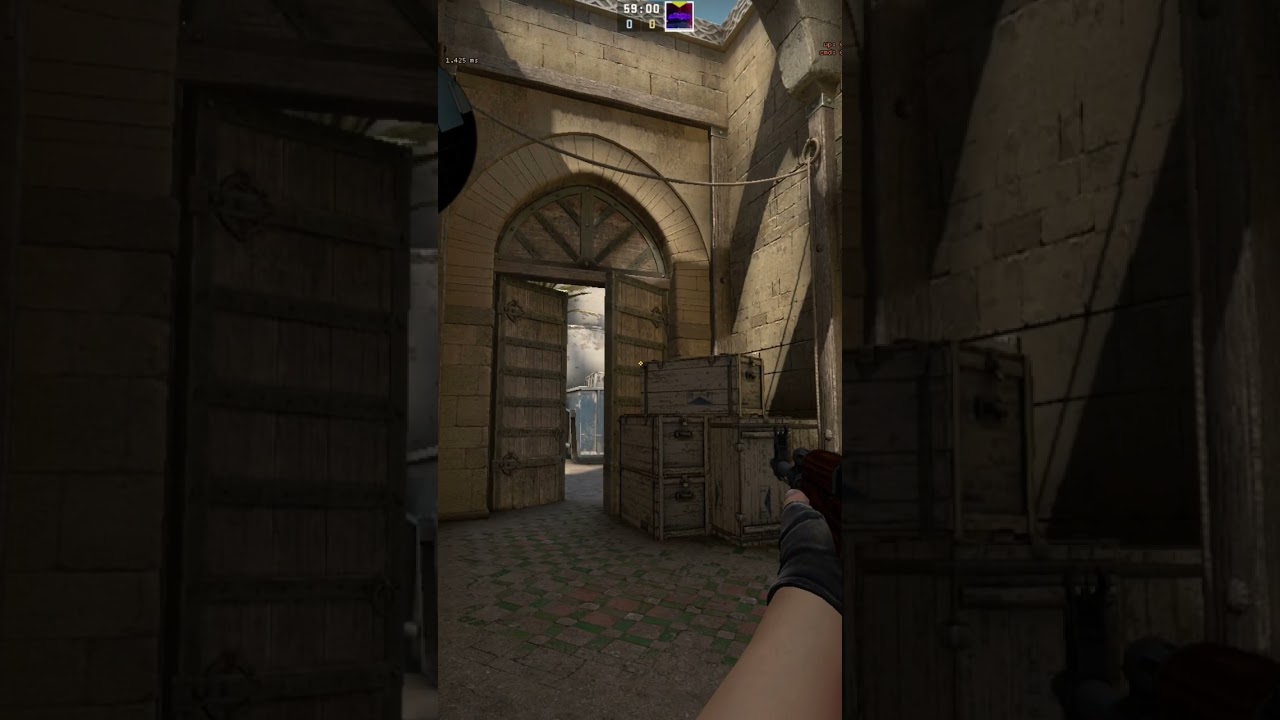 Как Соло Залезть на Ящики в Боксе на Dust 2 в CS:GO #csgo #ксго #солобуст