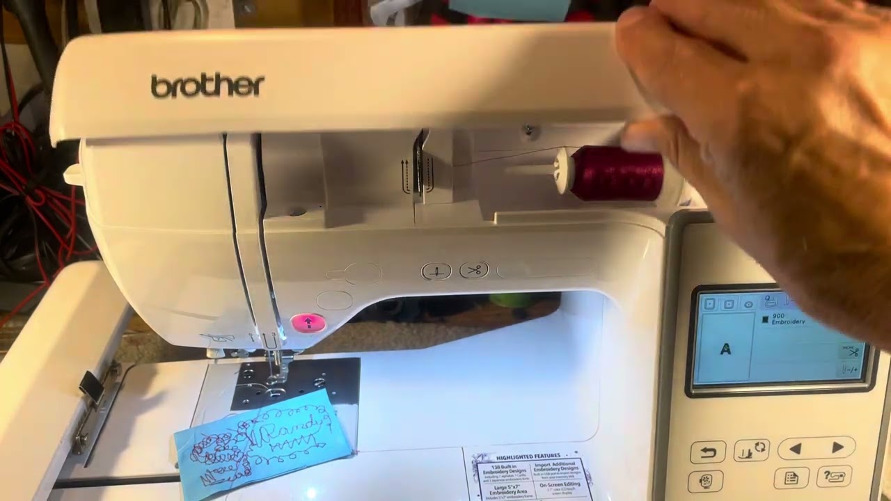 HOW TO MIS-THREAD YOUR MACHINE Brother Innovis NS1150E jamming and “munching the bobbin”.(Video 331)