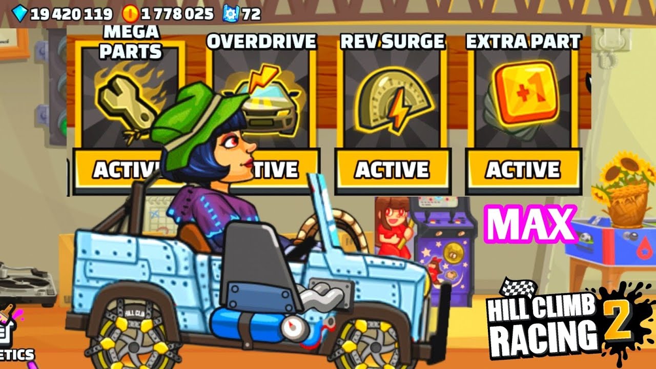 Hill Climb Racing 2 | New Mastery Jeep MAX Level 🤩 | Fahad games pk 
