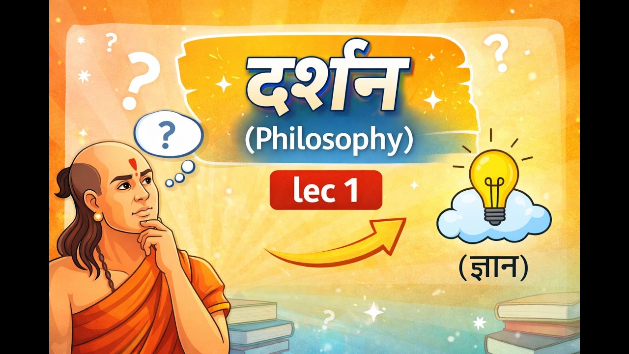 दर्शन | Philosophy | Hindi | Education | Lec-1