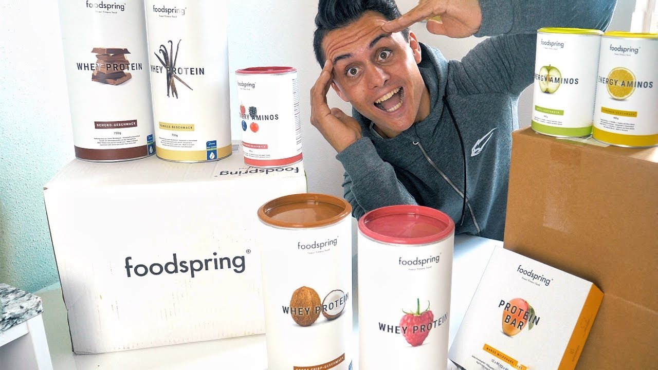 FETTES 430€ FOODSPRING UNBOXING I Meine Supplements