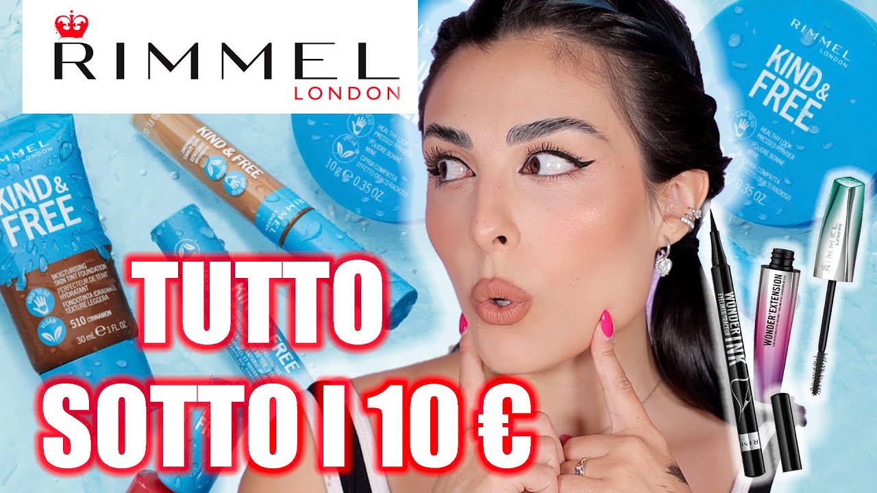 TRUCCATRICE CREA UNA FULL FACE SOLO CON RIMMEL || AMBRA JESS