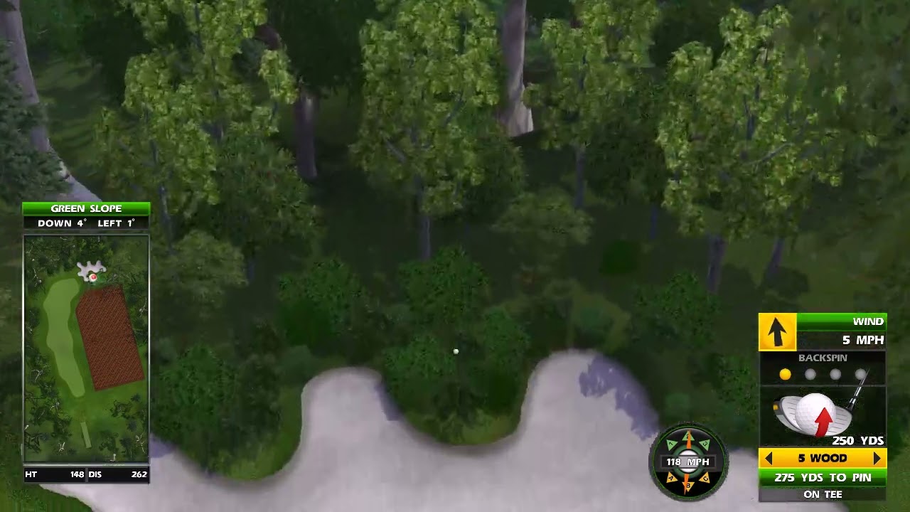 Golden Tee Great Shot on Whispering Valley!