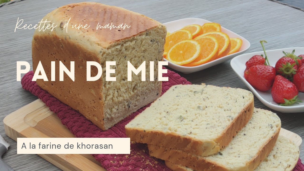 Pain de mie à la farine de khorasan (Kamut)