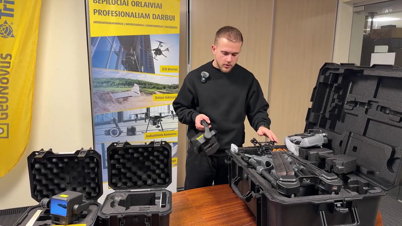 Išpakuojame naująjį DJI Zenmuse L3!