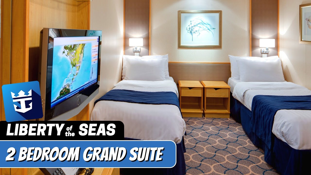Liberty of the Seas | Grand Suite - 2 Bedroom Full Tour & Review 4K | Royal Caribbean Cruise