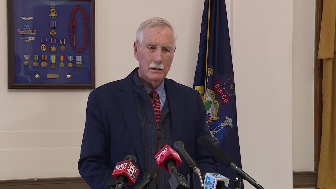 LIVE: Sen. Angus King talks about ICE operation in Maine