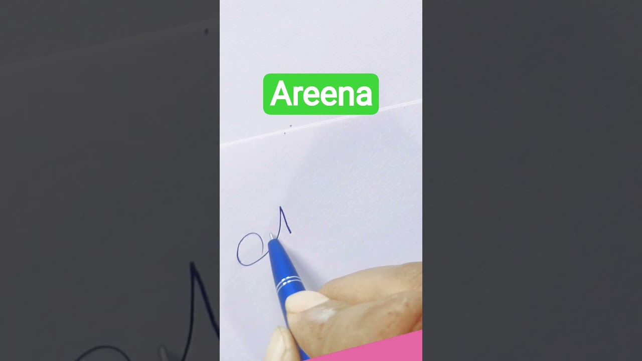 Areena Name signature style || A signature style
