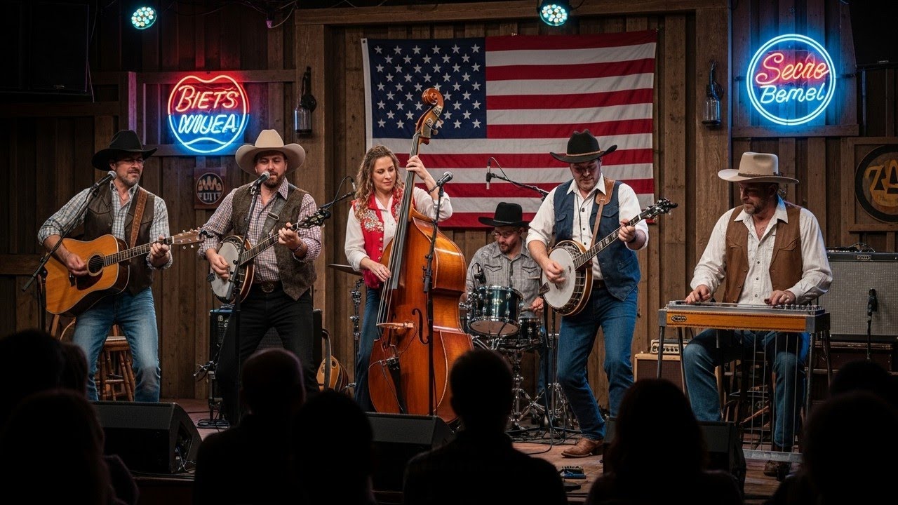 Quiet Country Nights – Calm Country Guitar for Slow Country Listening Under Dusty Road Reflections