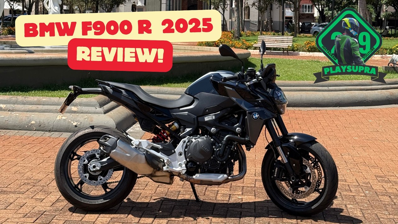PLAY SUPRA- REVIEW BMW F900 R TRIPLE BLACK 2025. TEST DRIVE, TOP SPEED E DETALHES DESSA MAQUINA.