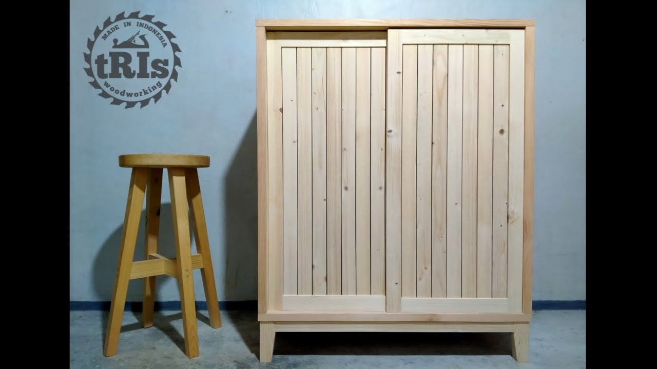 Membuat Lemari Pakaian Sliding - DIY Woodworking