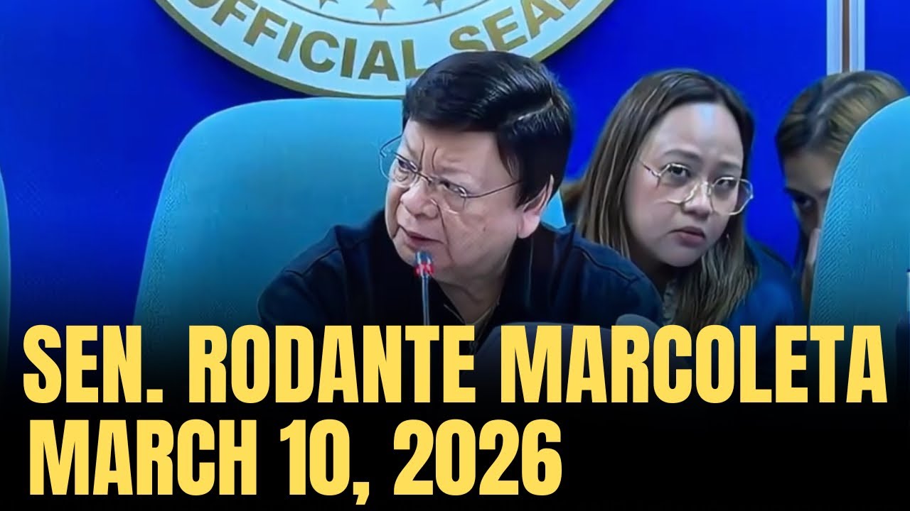 Senator Marcoleta Live (March 10, 2026)