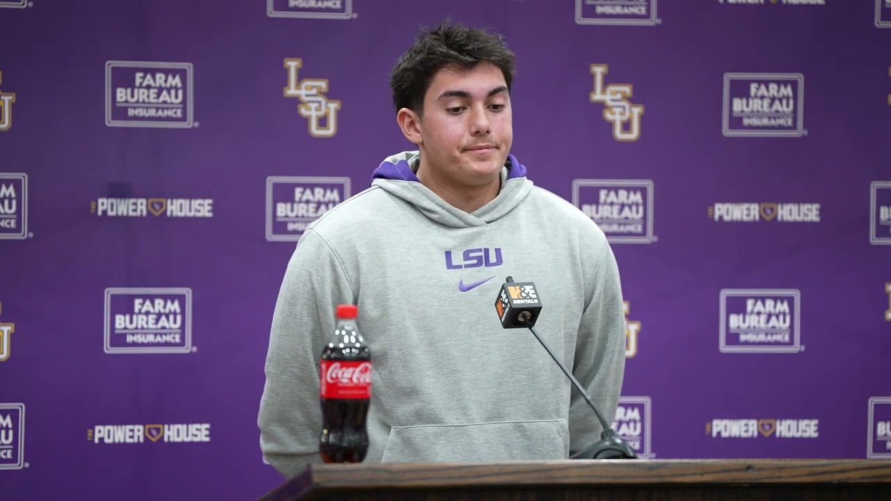 LSU Baseball Gage Jump Media Day Press Conference