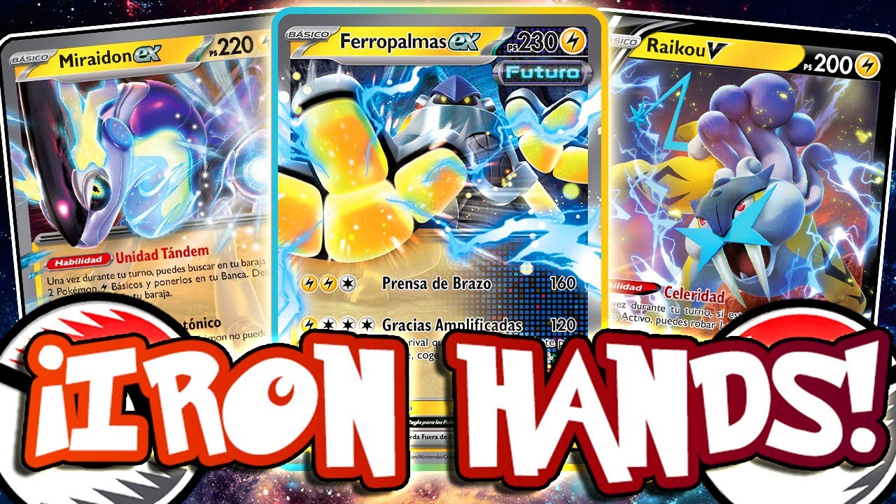 IRON HANDS/ FERROPALMAS es un pokémon ÍNCREIBLE junto con MIRAIDON!/ Análisis y gameplay! #pokémon