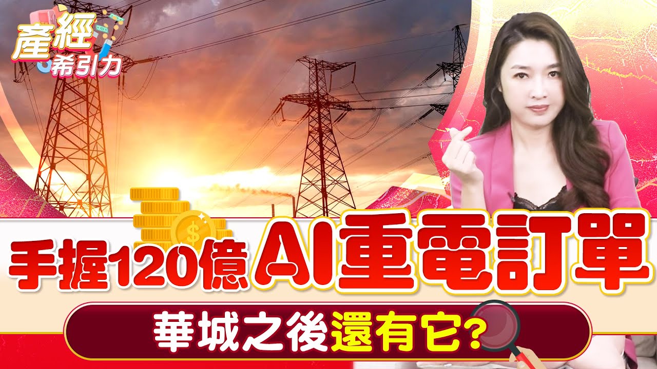 AI伺服器爆缺電潮，台廠有誰吃下兆元商機？ |產經希引力EP.183| 劉姸希| CC