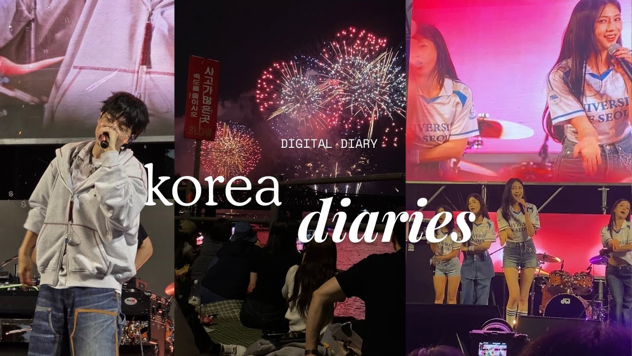study abroad in korea | university festival, seoul firework festival, incheon kpop festival ⋆. 𐙚 ˚
