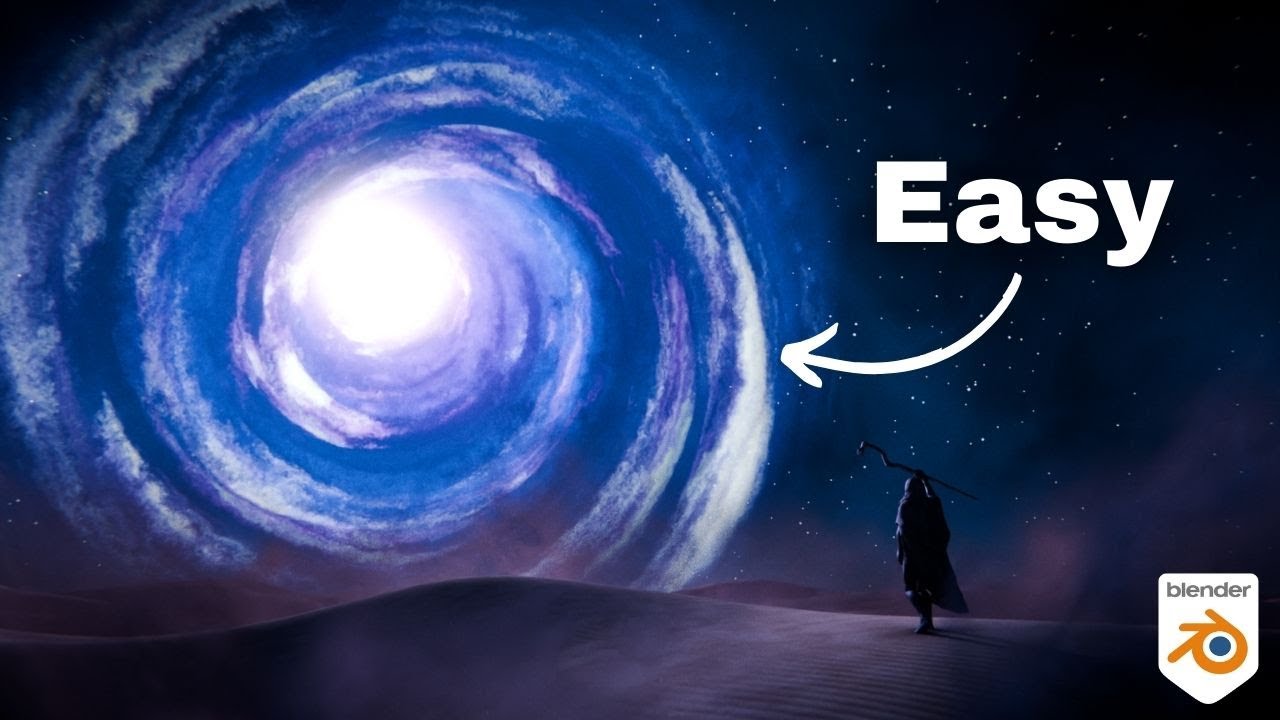 How to Create EPIC Wormholes in Blender 4.1