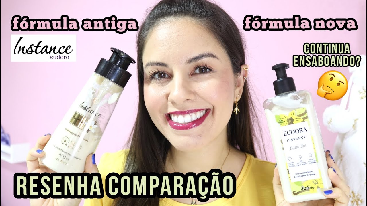 F&Oacute;RMULA ANTIGA x F&Oacute;RMULA NOVA INSTANCE BAUNILHA: &Eacute; O MESMO CHEIRO? CONTINUA ENSABOANDO?