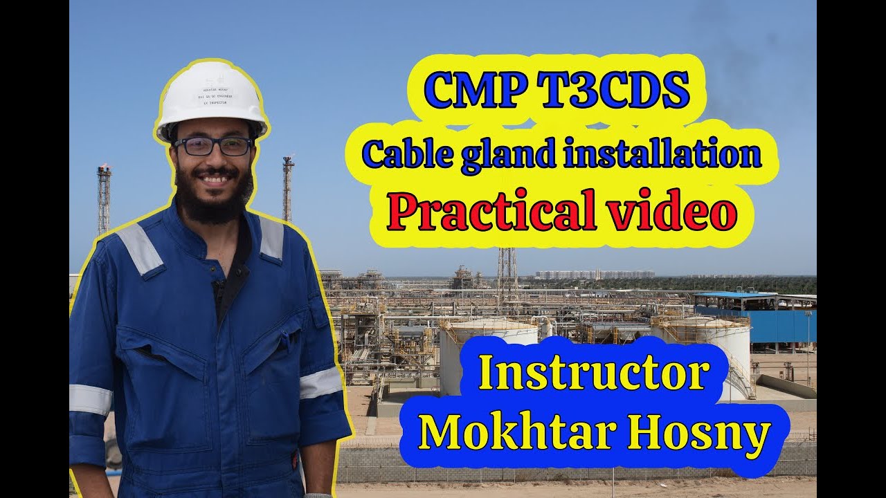 CMP T3CDS | Cable gland installation