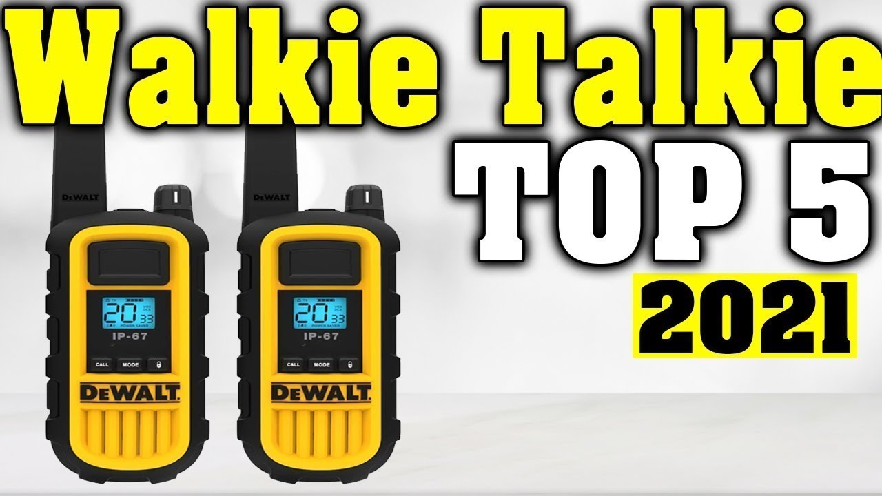 TOP 5 Best Walkie Talkie 2021 - Uniden | Motorola | Midland | Cobra | DeWalt