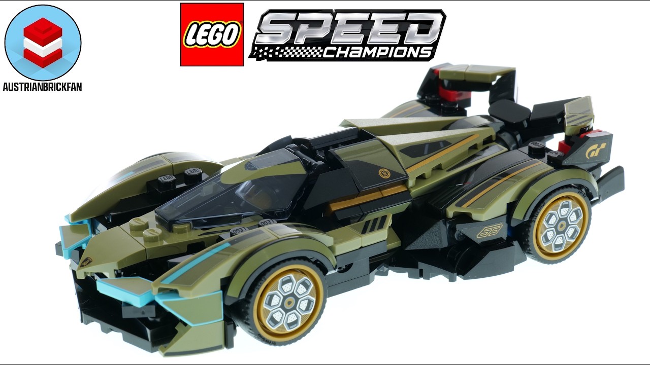 LEGO Speed ​​Champions 76923 Lamborghini Lambo V12 Vision GT Super Car &ndash; Обзор LEGO Speed ​​Build