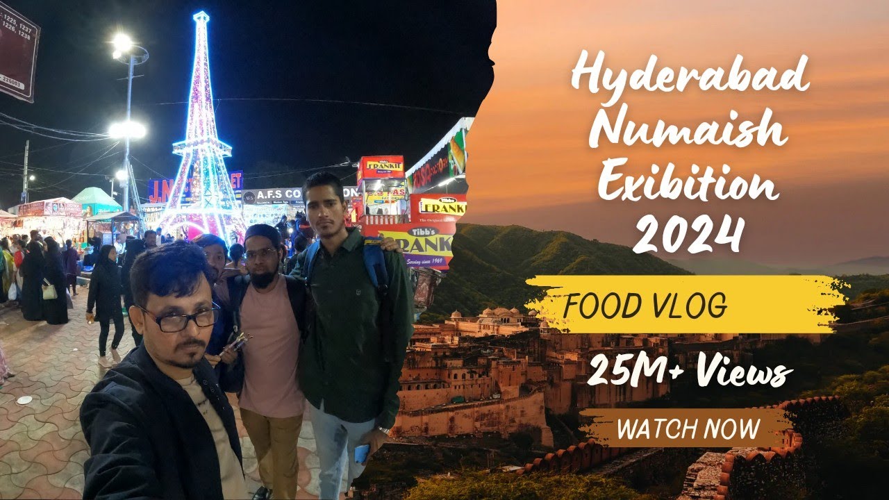 Exploring Hyderabad Numaish Exhibition 2024 | Food Vlog