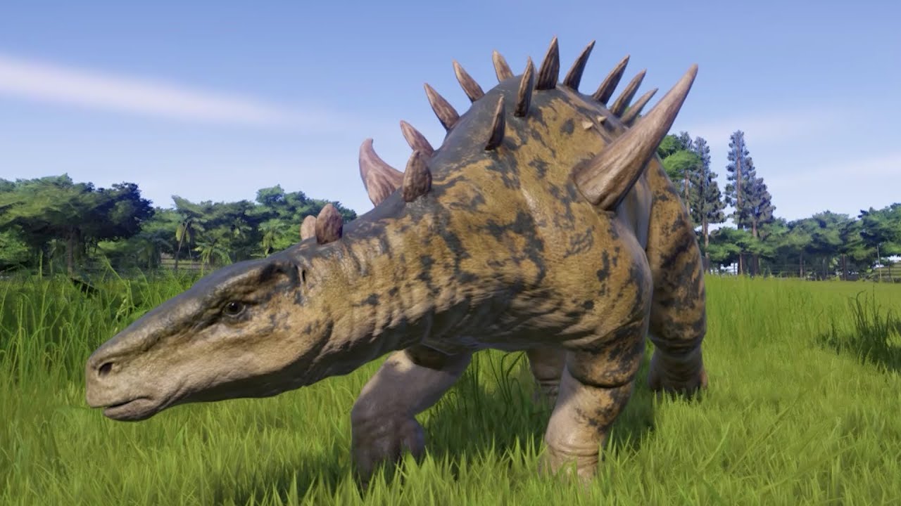 Huayangosaurus (Modified) VS T-Rex, Giganotosaurus, Indoraptor and More - Jurassic World Evolution