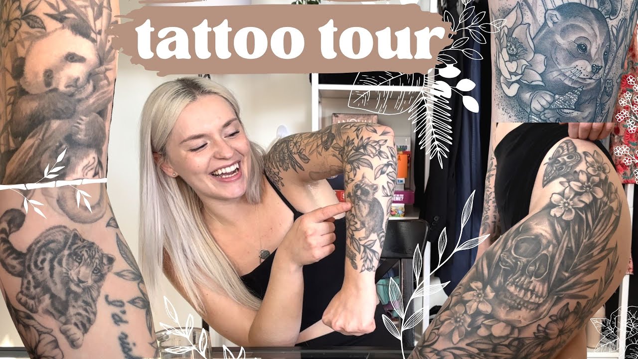 Tattoo Tour | all my animals, my sleeves & my most painful