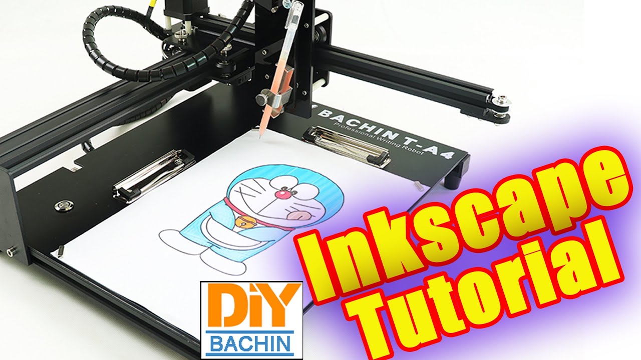 Inkscape Tutorail for SVG Images | Pen writing robot ｜ Drawing machine| Homework machine