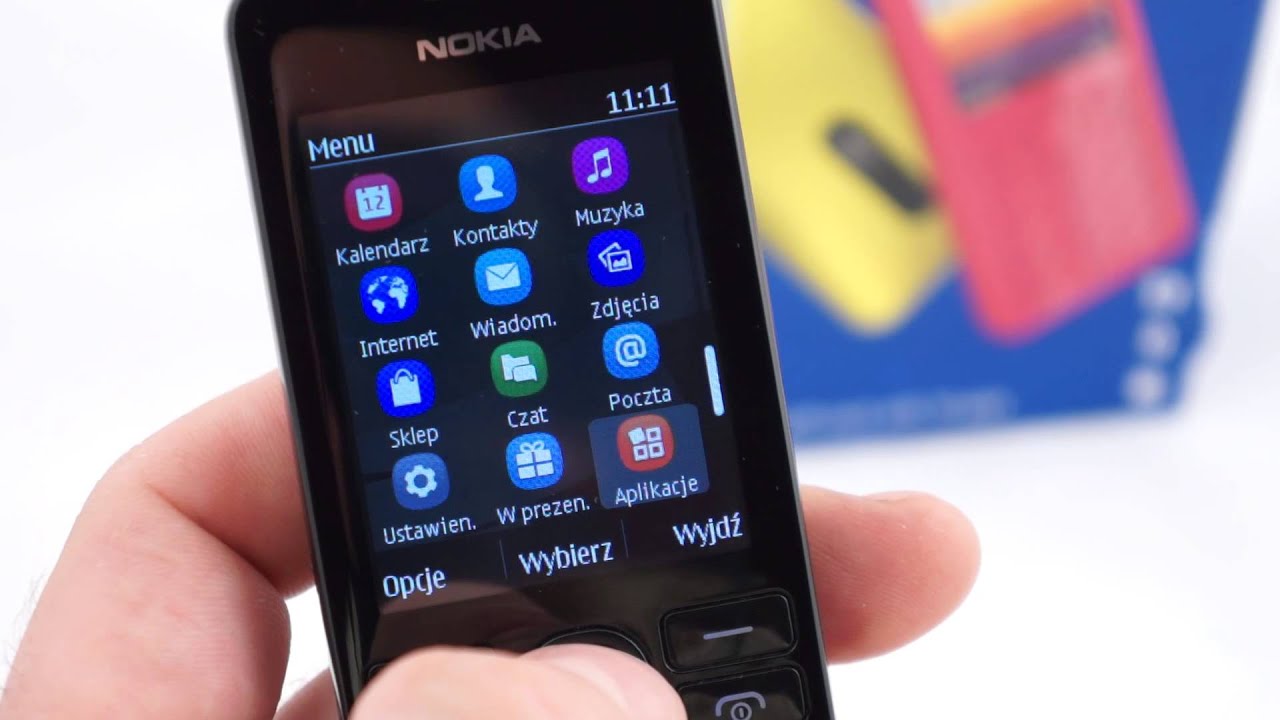 Wycieczka po menu Nokii 206