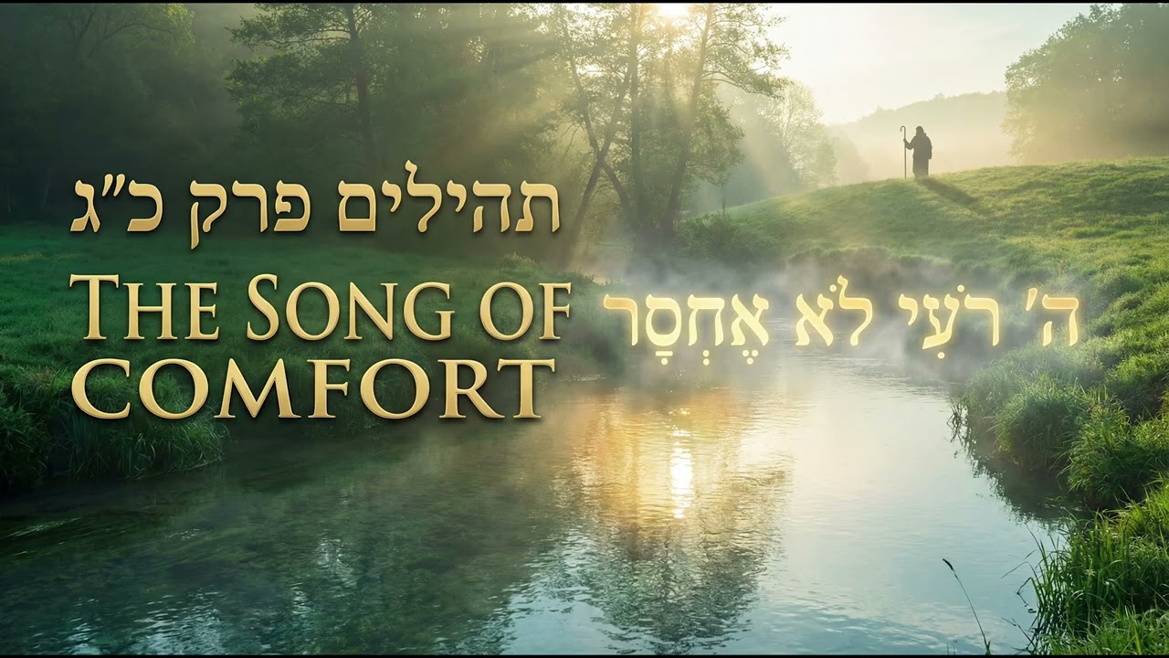 THE LORD IS MY SHEPHERD | תהילים כ״ג המלא – תפילת ביטחון ונחמה (Psalm 23)