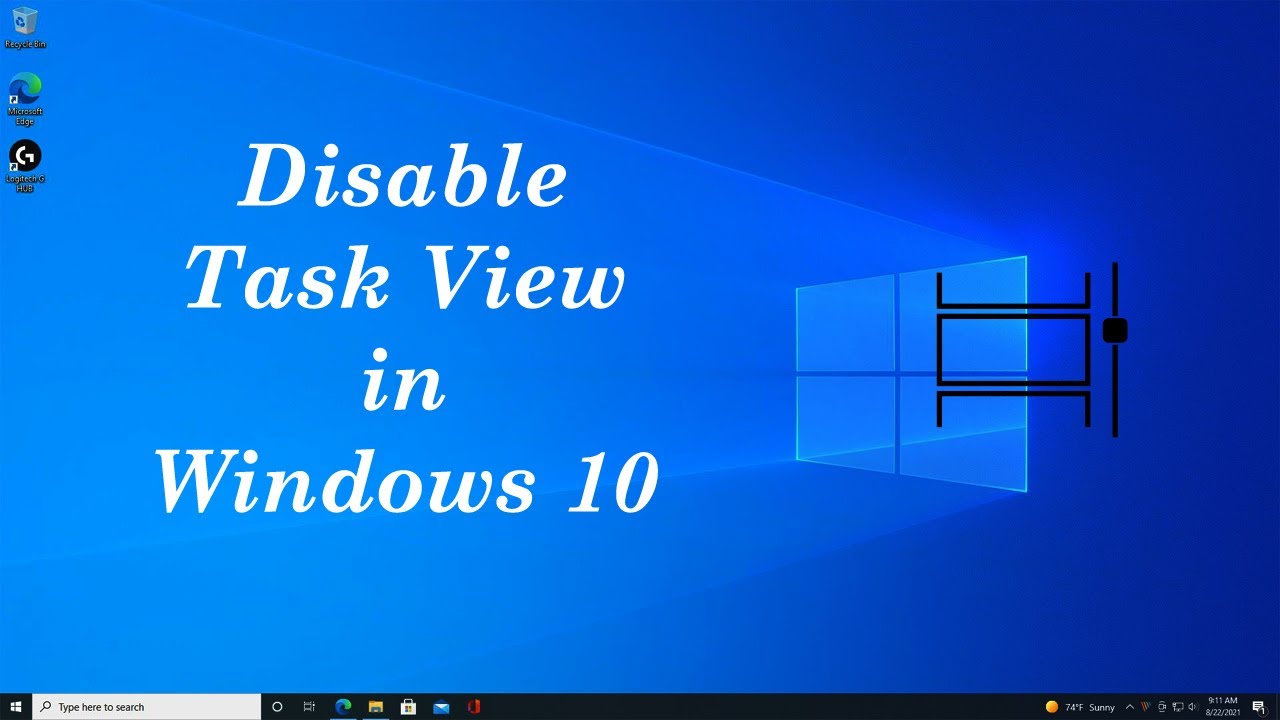 How to Disable Task View Windows 10