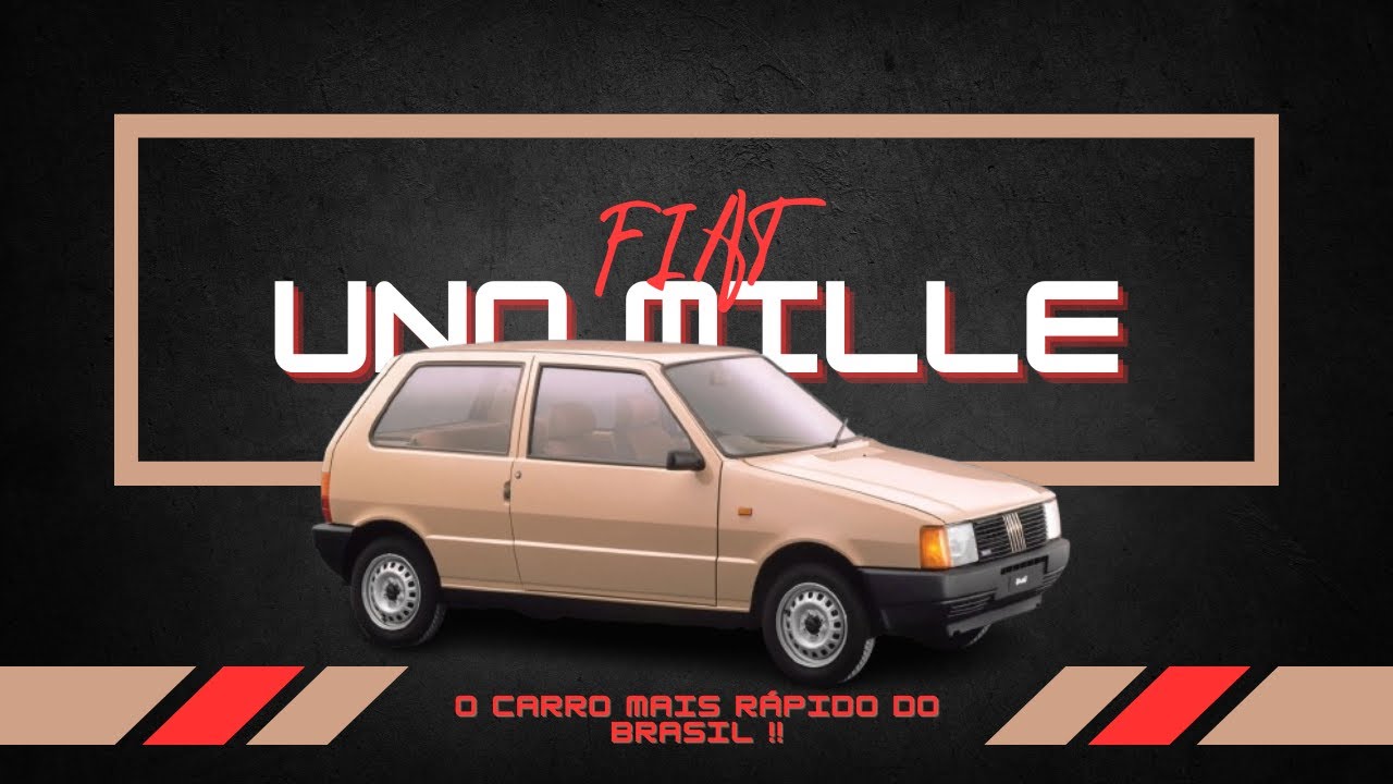 UNO MILLE Como o CARRO MAIS PELADO do BRASIL virou o REI das ESTRADAS !!