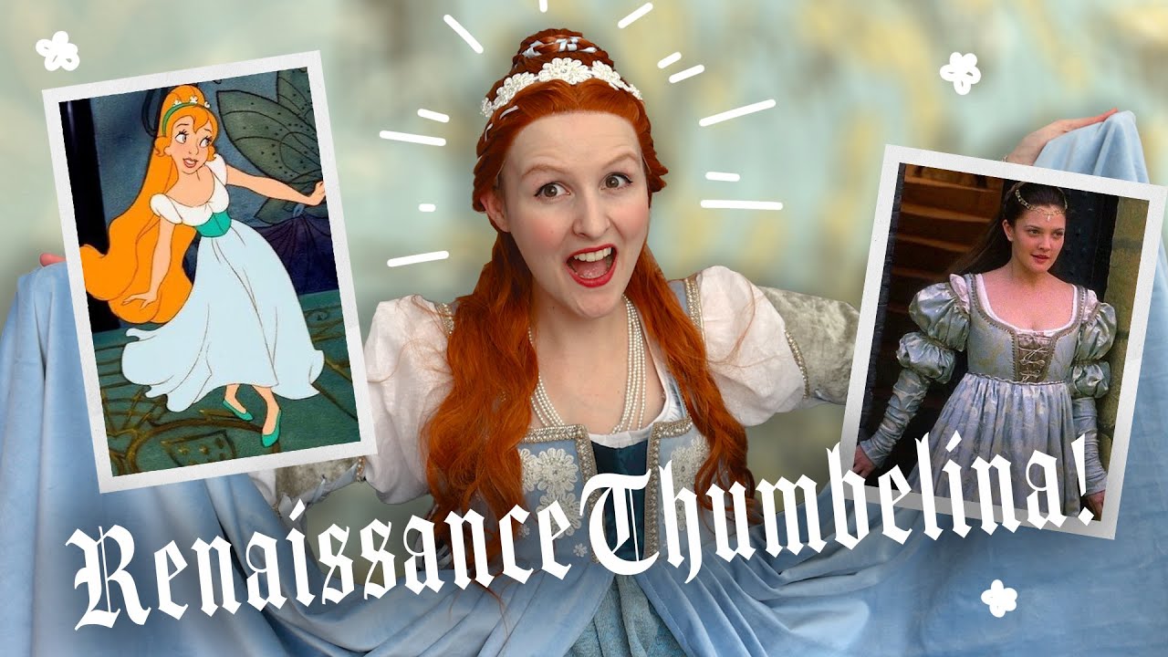 Making a Thumbelina Dress but Renaissance! (ft. Lady Anniebelle)