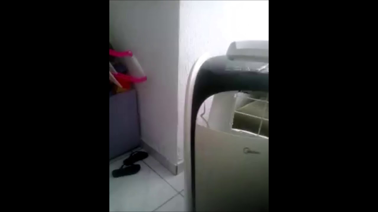 Explicando sobre as peças do ar portatil Midea Tango