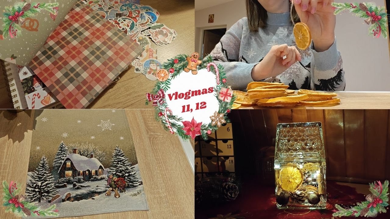 Co ugotuję na wegańskie święta 🥗 Zimowy junk journal 📖 Naturalne ozdoby 🍊 Domek z Pepco 🏠🎄🎀