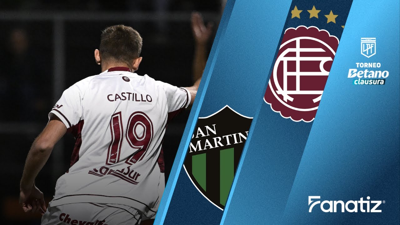 San Martín San Juan 1 vs. Lanus 1 - Game Highlights | #torneoclausura2025