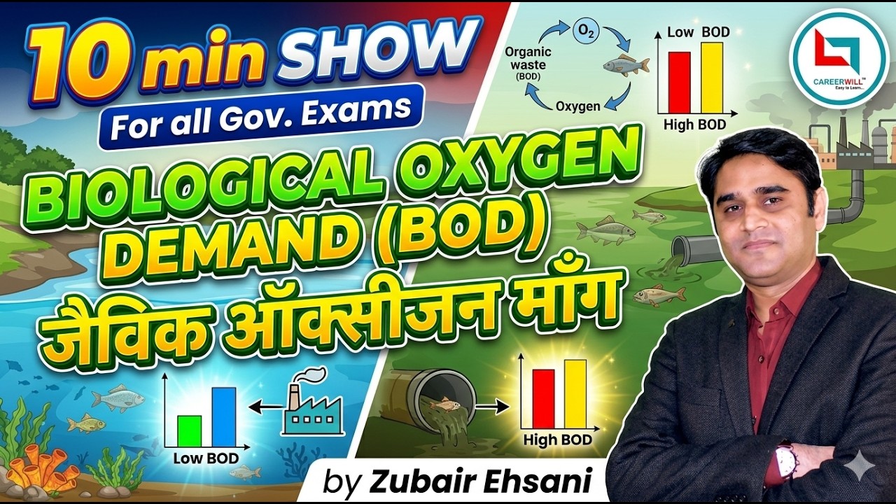 Biological Oxygen Demand (जैविक ऑक्सीजन की मांग) | 10 Minute Show