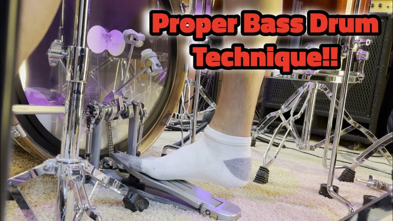 The RIGHT Way to play the Bass Drum!