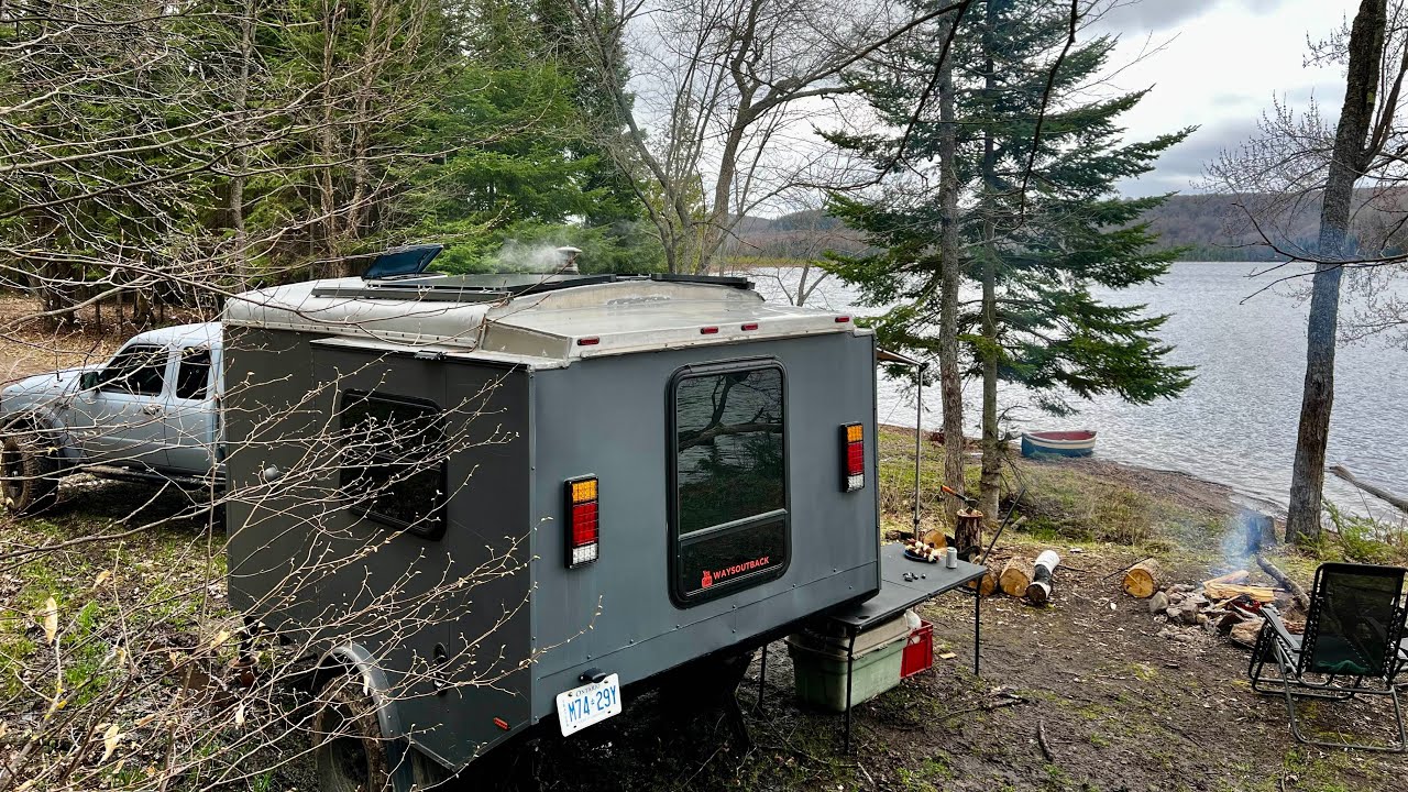 Tiny Cargo Trailer vs Rugged Trails -Most Remote Campsite Yet!