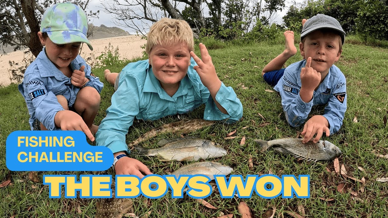 We Set Our Boys a Fishing Challenge...And They Nailed It.
