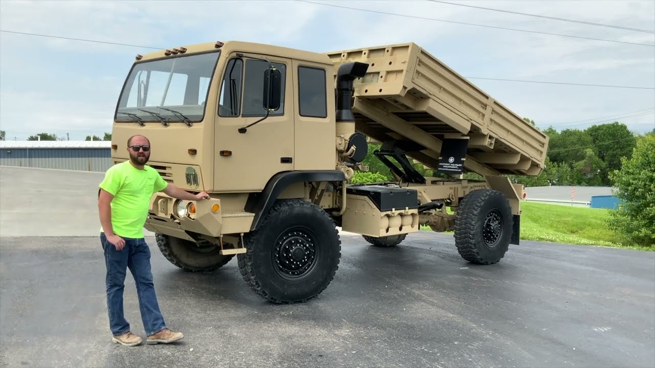 Stewart & Stevenson M1078 LMTV Custom Dump Truck Conversion With Air Conditioning