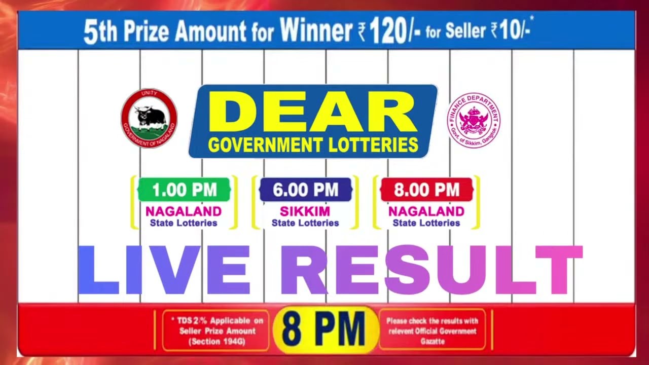 [LIVE] Lottery 8:00 PM Dear Nagaland state lottery live draw result 05.04.2026 | Lottery live