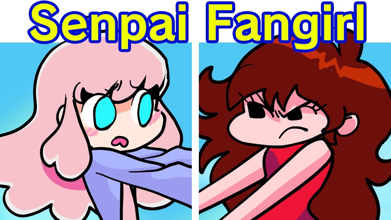 Friday Night Funkin' VS Cloud - Senpai's Fangirl | Heart Attack Rampage (FNF Mod) (FANMADE)
