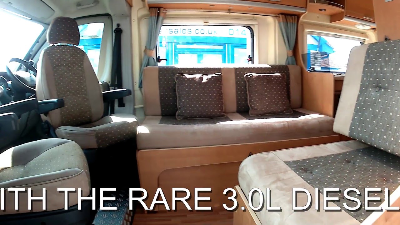 FOR SALE 2008 (58) TRIGANO TRIBUTE 550 MOTORHME 3.0L DIESEL 160BHP AUTOMATIC GEARBOX 2 BERTH