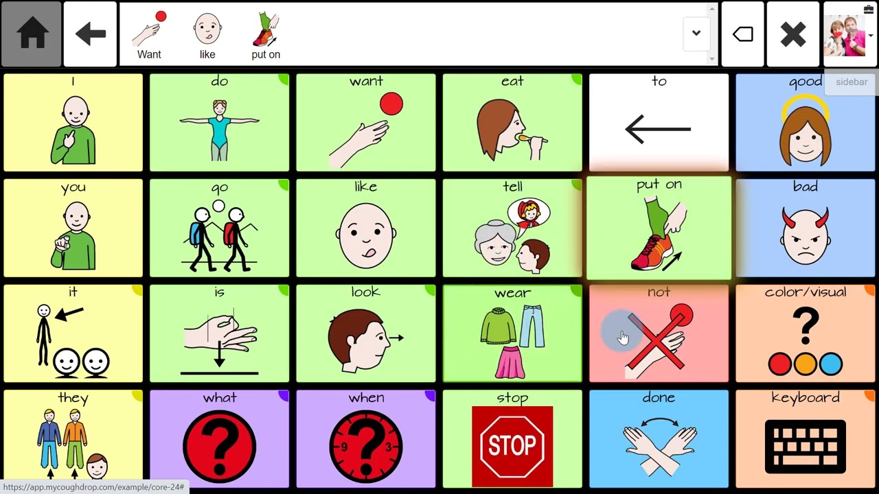 **Shared Intsruction Vid** Getting started with CoughDrop for AAC