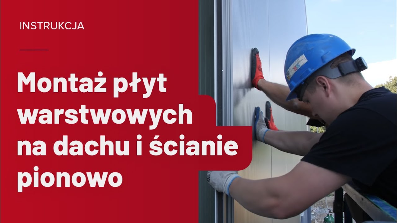 Jak zamontować płytę warstwową lub obornicką na dachu i ścianie pionowo.